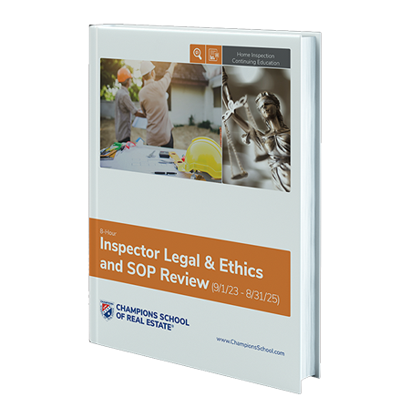 Book Cover - Inspector Legal & Ethics and SOP Review (9/1/23 - 8/31/25)