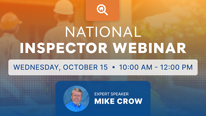 Thumbnail - Upcoming National Inspector Webinar