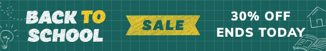 Pencil banner - Back to School Sale