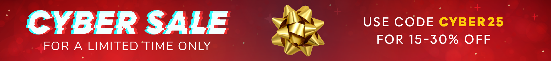 Pencil banner - Cyber Sale