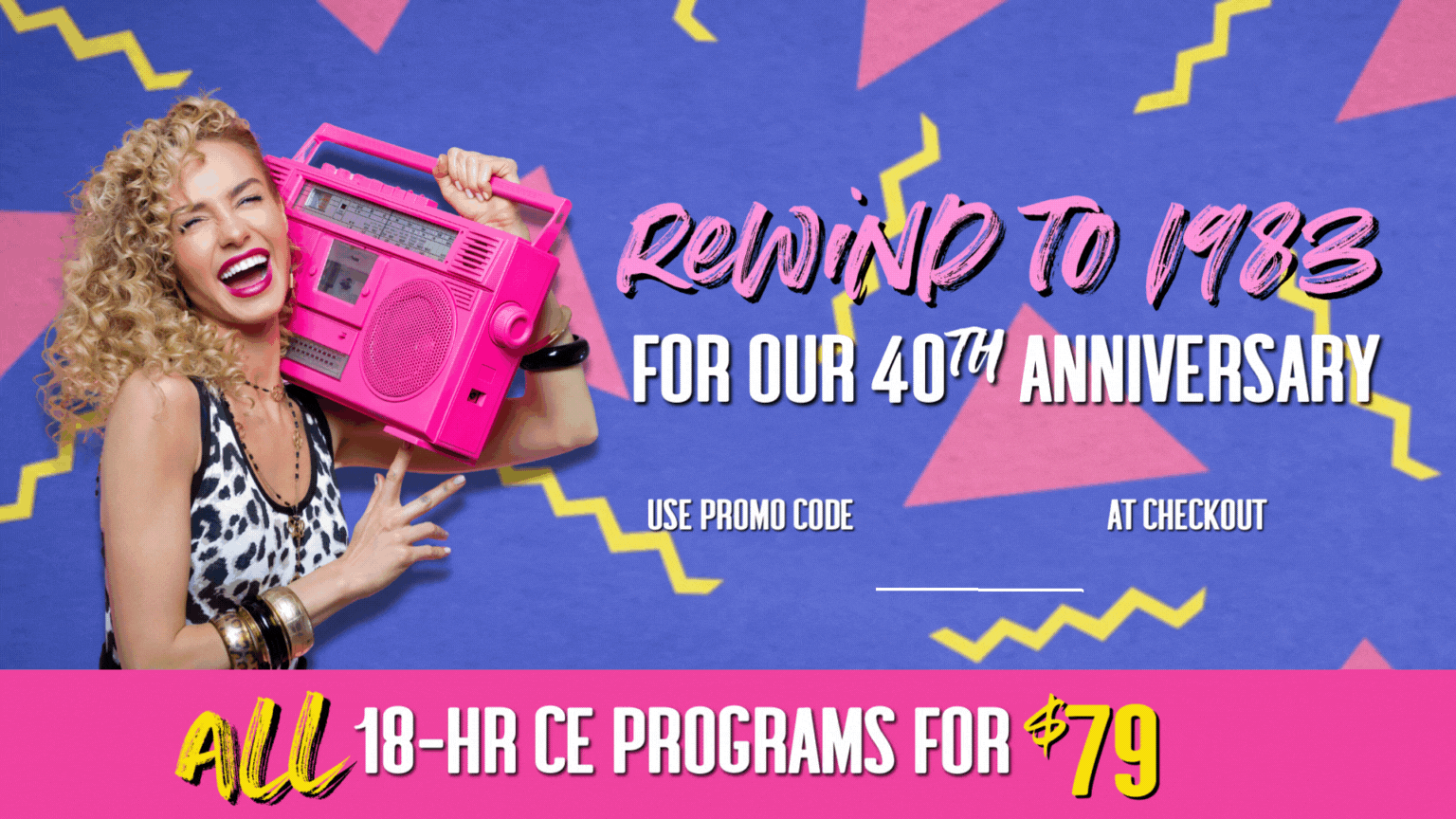 Save $40 for our 40th Anniversary