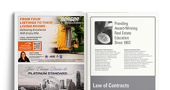 Textbook vendor advertising mockup